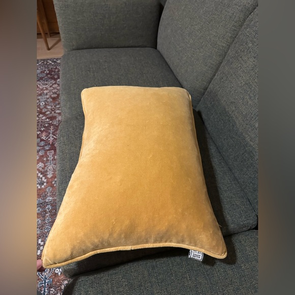 NWOT William Morris Duck Down Floral and Velvet Accent Pillow - Picture 3 of 4